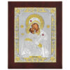 Icoana Maicii Domnului Vladimir Argint 24x32 cm Auriu