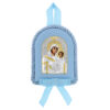 Medalion Maica Domnului Betleem Argint 7x9cm Albastru