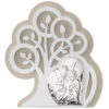 Icoana Ingerasi Argint cu Pomul Vietii Botez 14x15.5cm