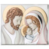 Icoana Sfanta Familie Argint 39x32 cm Color