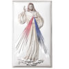 Icoana Iisus Milostivirea Divina Argint 12x20cm Color