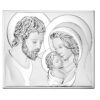 Icoana Sfanta Familie Argint 19x15.5 Cm