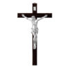 Cruce Lemn si Crucifix Argint 35 cm