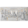 Icoana Cina Cea de Taina Argint 50x25 cm Auriu