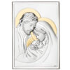 Icoana Sfanta Familie Argint 18x24 cm Auriu