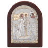 Icoana Sfintii Petru si Fevronia Argint 15x20cm Auriu