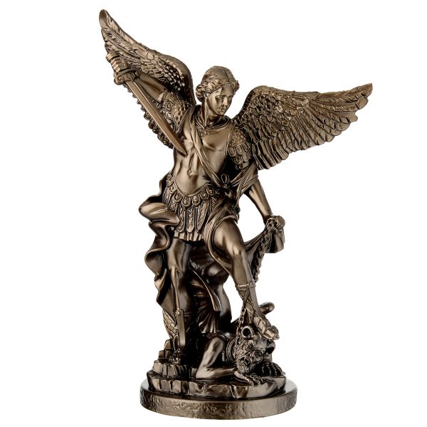 Statueta Sf Arhanghel Mihail 33 cm Bronz