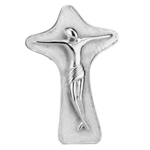 Cruce cu Crucifix Argint 14 cm