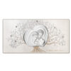 Icoana Sf Familie Argint cu Pomul Vietii 98x48 cm