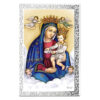 Icoana Maicii Domnului cu Foita de Argint 9x13.5 cm