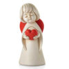 Statueta Inger Pazitor cu Inima Rosie 15 cm