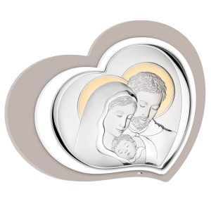 Icoana Sf Familie Argint 37.5x30 cm Auriu