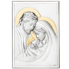 Icoana Sfanta Familie Argint 13x18 cm Auriu