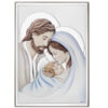 Icoana Sfanta Familie Argint 26x32cm Color