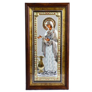 Icoana Sporul Casei Argint 39x20 cm Auriu cu Geam