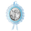 Medalion Patut Ingerul Pazitor 13 cm Bleu cu Melodie