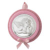 Medalion Patut Ingerul Rafael 8 Cm Roz