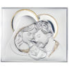 Icoana Sfanta Familie Argint 15.5x19 cm Auriu