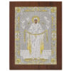 Icoana Acoperamantul Maicii Domnului Argint 20x26 cm