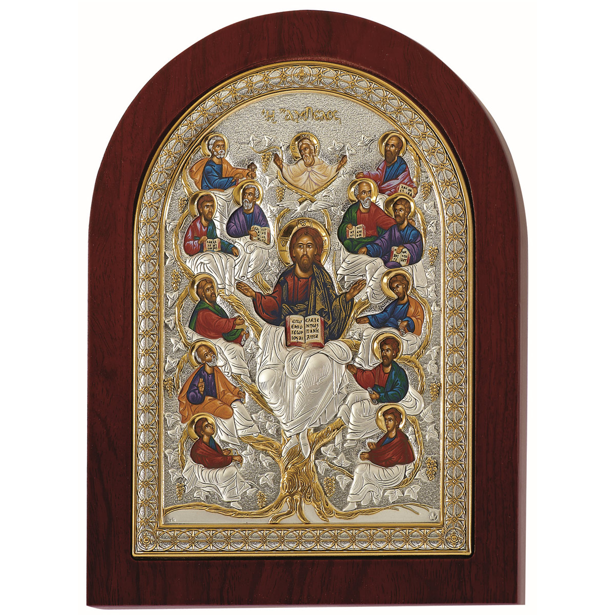 Icoana Pomul Vietii din Argint 25x33 cm