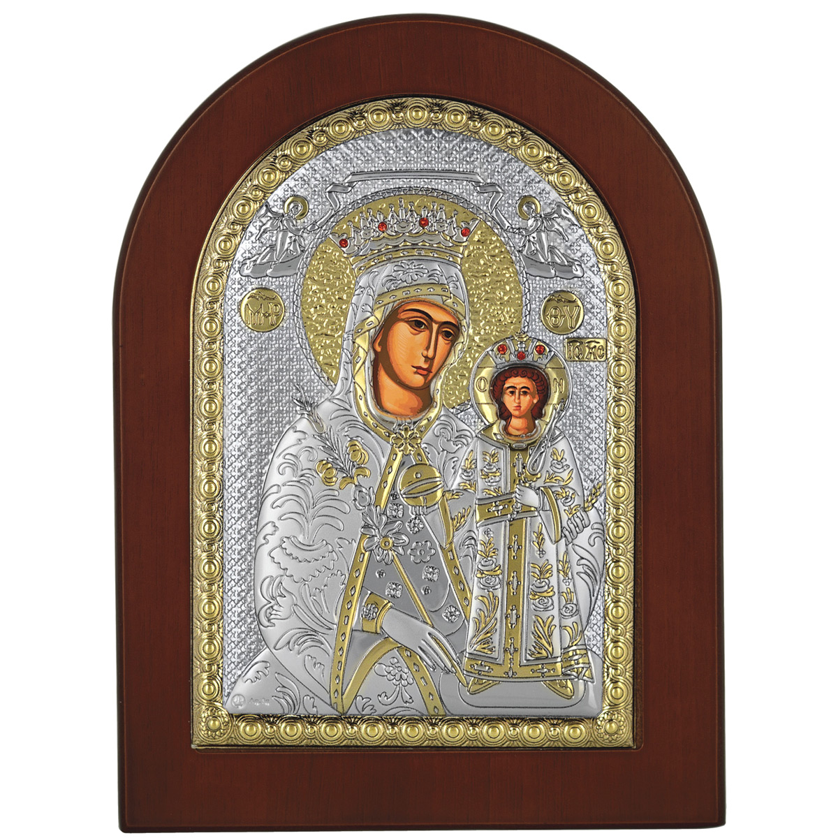 Icoana Maicii Domnului Imparateasa din Argint 15x21 cm