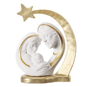 Statueta Sfanta Familie 11 cm Alba