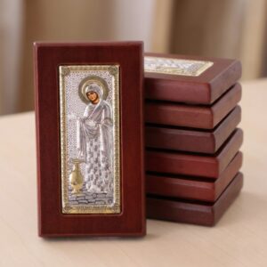 10 Icoane Argint Sporul Casei 6x12 cm