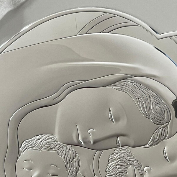 Icoana Sfanta Familie Argint 40.5x46.5 cm Resigilata