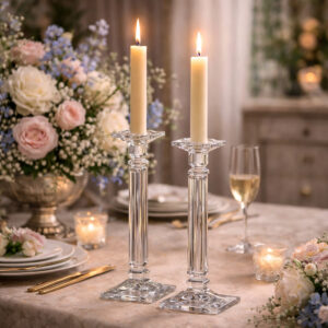 Set 2 Sfesnice Cristal Bohemia Eminence 30.5 cm