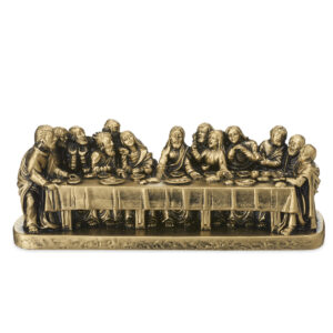 Figurina Cina cea de Taina 21.5x7 cm Auriu Satinat
