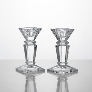 Set 2 Sfesnice Cristal Bohemia Empery 20.5cm