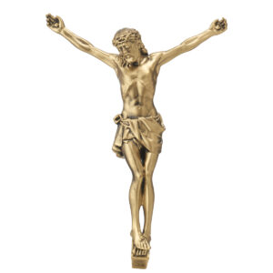Crucifix Bronz 35 cm